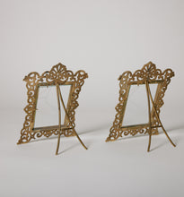 Load image into Gallery viewer, Eastlake Style Antique Brass Picture Frames
