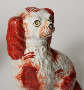 Staffordshire Ceramic Cavalier King Charles Spaniel Figurines