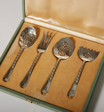 Load image into Gallery viewer, Vintage Gorham Set of Four Small Sterling Serving Pieces in Original Box
