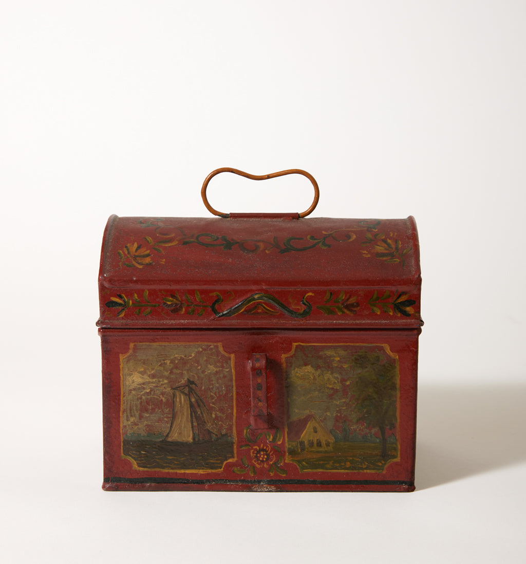 Hand Painted Tole Box