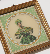 Load image into Gallery viewer, Four Églomisé French 19th Century Fashion Prints in Matching Frames
