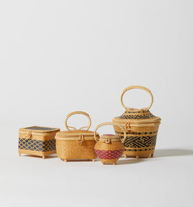 Miniature Handwoven African Baskets