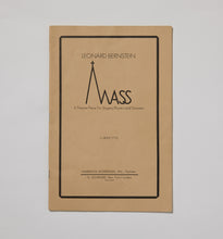 Load image into Gallery viewer, Leonard Bernstein&#39;s &quot;MASS&quot; Libretto, First Edition
