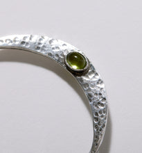 Load image into Gallery viewer, Pat Areias Sterling Silver and Peridot Bangle
