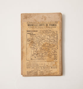 Antique Carte Taride de France