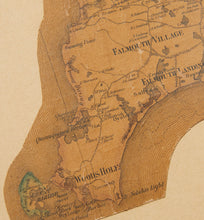 Load image into Gallery viewer, Antique Woods Hole, MA Map
