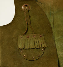 Load image into Gallery viewer, Vintage Child&#39;s Leather Chaps and Vest
