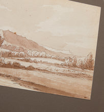 Load image into Gallery viewer, Major General James Pattison Cockburn 1816 Sepia Sketch
