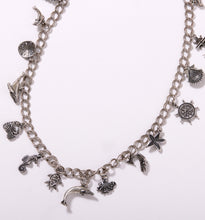 Load image into Gallery viewer, Sterling Silver Aquatic Charm Necklace
