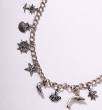 Load image into Gallery viewer, Sterling Silver Aquatic Charm Necklace
