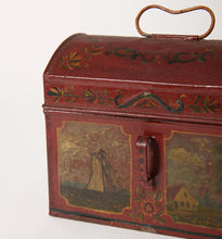 Load image into Gallery viewer, Hand Painted Tole Box
