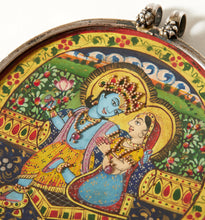 Load image into Gallery viewer, Indian Antique Watercolor Miniature in Sterling Silver Frame
