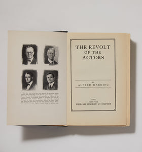 "The Revolt of the Actors" by Alfred Harding