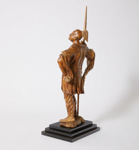 Load image into Gallery viewer, Hand Carved Statue of a Native American
